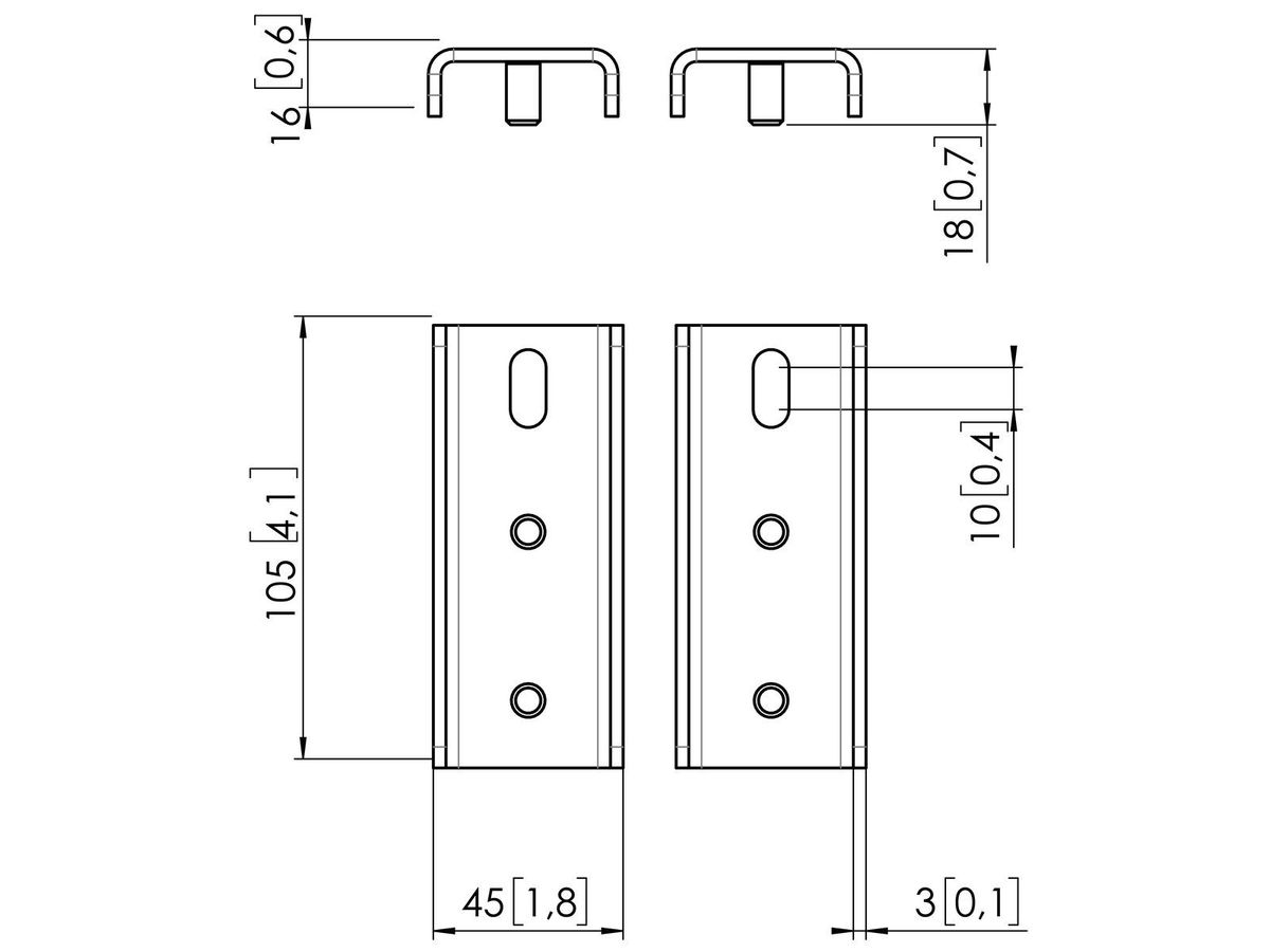 Vogel's Pro Display-Adapter - Connect-It, für Samsung Flip 2 65"