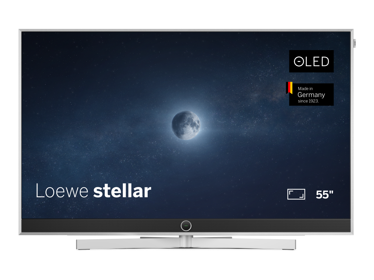 Loewe stellar 55 dr+ alu + concrete - Loewe TV OLED UHD 55"