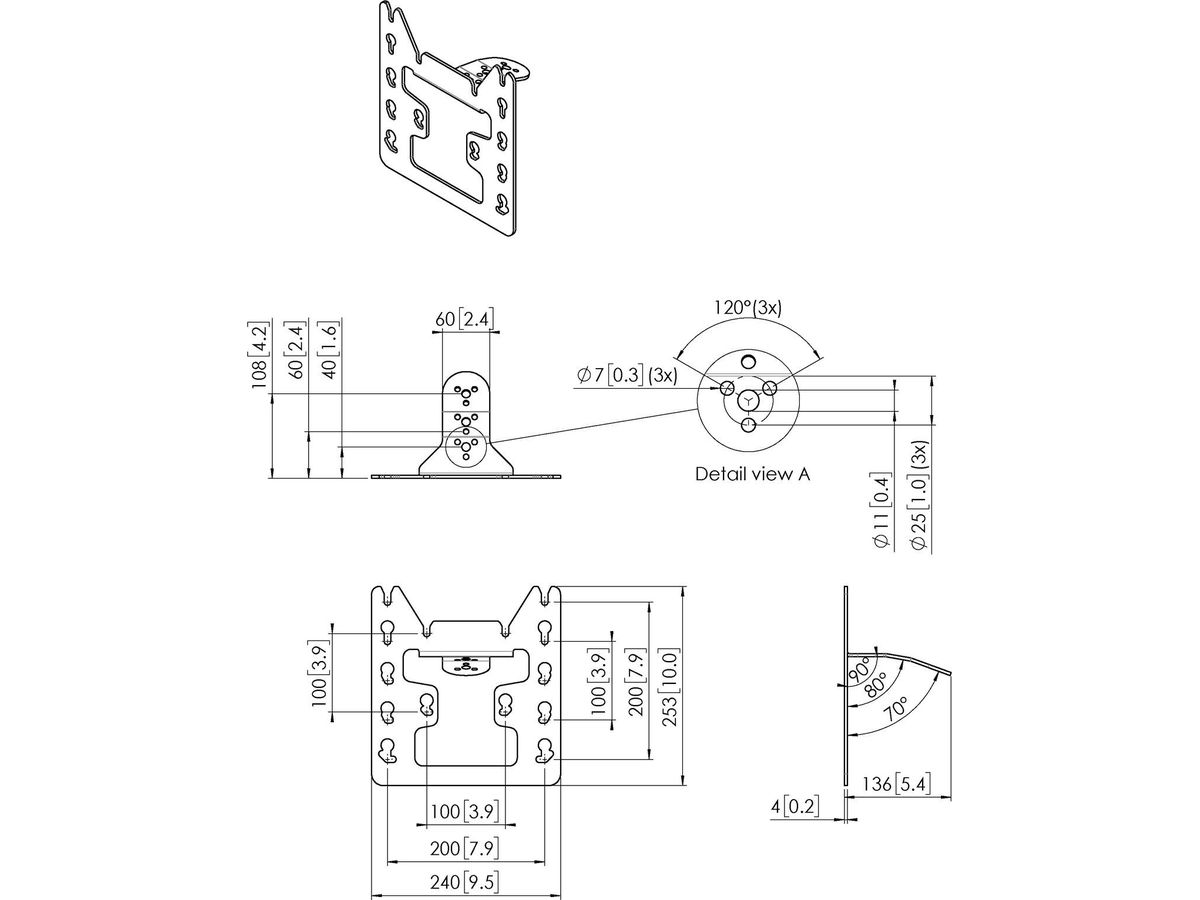 Vogel's Pro Display-Adapter - Connect-It, modular, PUC24xx