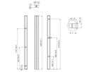 Vogel's Pro Profil, 150cm - Connect-It, modular, 160kg, silber